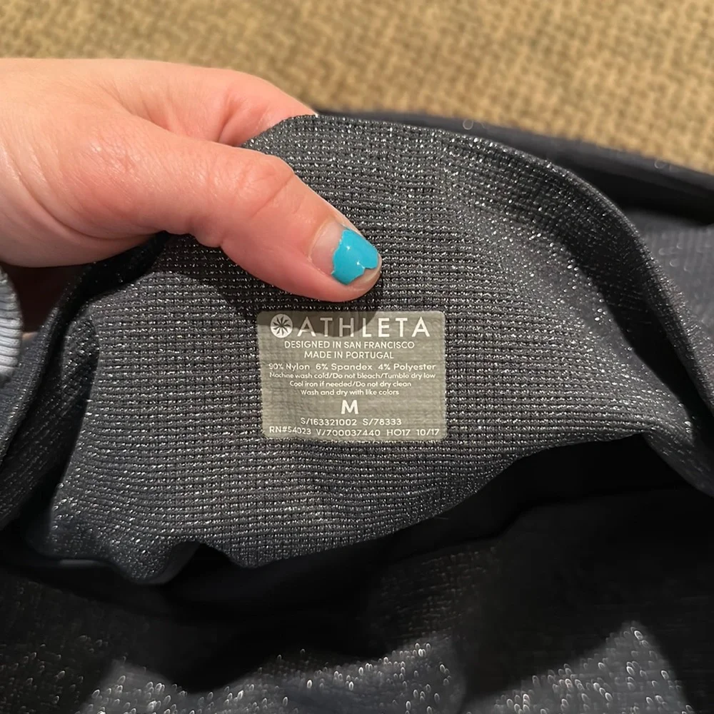 Athleta sparkly shimmer leggings
